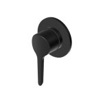 Zucchetti Medameda Mieszacz podtynkowy jednouchwytowy - element zewnętrzny Brushed Total Black PVD ZMM780.P81