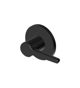 Zucchetti Medameda Zawór podtynkowa 1/2" - element zewnętrzny Brushed Total Black PVD ZMM5729.P81