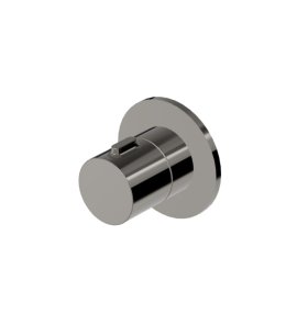 Zucchetti Medameda Zawór/przełącznik 2-drożny podtynkowy - element zewnętrzny Metal Black Z94629.C50