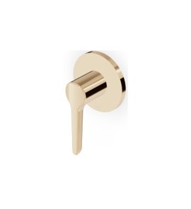 Zucchetti Medameda Zawór/przełącznik 2-drożny podtynkowy - element zewnętrzny British Gold PVD Z94610.P30