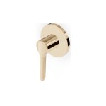 Zucchetti Medameda Zawór/przełącznik 2-drożny podtynkowy - element zewnętrzny British Gold PVD Z94610.P30