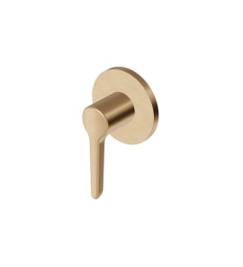 Zucchetti Medameda Zawór/przełącznik 2-drożny podtynkowy - element zewnętrzny Brushed British Gold PVD Z94610.P31
