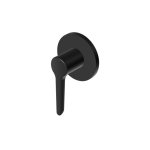 Zucchetti Medameda Zawór/przełącznik 2-drożny podtynkowy - element zewnętrzny Brushed Total Black PVD Z94610.P81