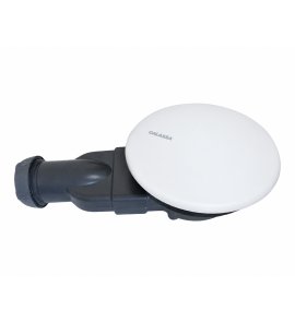 Galassia Odpływ do brodzika ∅ 9 cm Biały mat 9074MT