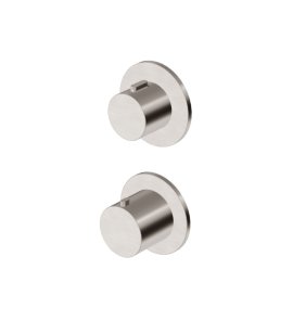 Zucchetti Medameda Bateria termostatyczna natryskowa podtynkowa - element zewnętrzny Brushed Nickiel ZPA801.C3