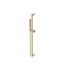 Zucchetti Drążek prysznicowy 800 mm ze słuchawką i wężem Brushed British Gold PVD Z95182.P31