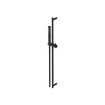 Zucchetti Drążek prysznicowy 800 mm ze słuchawką i wężem Brushed Total Black PVD Z95182.P81