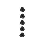 Zucchetti Medameda Bateria termostatyczna natryskowa podtynkowa 5-otworowa - element zewnętrzny Brushed Total Black PVD ZPA804.P81