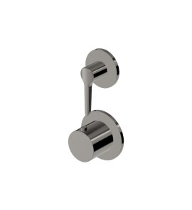 Zucchetti Medameda Bateria termostatyczna natryskowa podtynkowa 2-otworowa 2-drożna - element zewnętrzny Metal Black ZMM806.C50