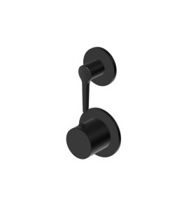 Zucchetti Medameda Bateria termostatyczna natryskowa podtynkowa 2-otworowa 2-drożna - element zewnętrzny Brushed Total Black PVD ZMM806.P81