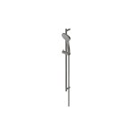 Zucchetti Medameda Drążek prysznicowy 800 mm ze słuchawką i wężem Metal Black Z95181.C50