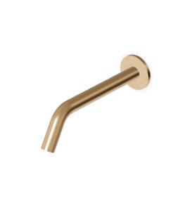 Zucchetti Medameda Wylewka podtynkowa 215 mm Brushed British Gold PVD Z92241.P31