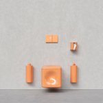 Trone Orgueil Miska wisząca bezrantowa 53,5x37 z deską wolnoopadającą peach ORQUEILPEACH