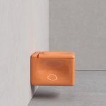 Trone Orgueil Miska wisząca bezrantowa 53,5x37 z deską wolnoopadającą peach ORQUEILPEACH