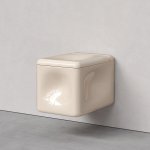 Trone Orgueil Miska wisząca bezrantowa 53,5x37 z deską wolnoopadającą cream ORQUEILCREAM