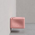 Trone Orgueil Miska wisząca bezrantowa 53,5x37 z deską wolnoopadającą pink ORQUEILPINK