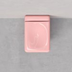 Trone Orgueil Miska wisząca bezrantowa 53,5x37 z deską wolnoopadającą pink ORQUEILPINK