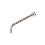 Zucchetti Medameda Ramię ścienne do deszczownicy 350 mm Brushed Nickiel Z93027.C3