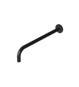 Zucchetti Medameda Ramię ścienne do deszczownicy 350 mm Brushed Total Black PVD Z93027.P81