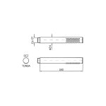 Zucchetti Słuchawka jednostrumieniowa Brushed Nickiel Z94177.C3