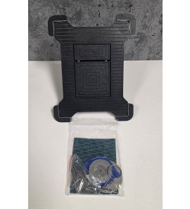 Galatea Design przycisk WC do zabudowy płytką do Grohe, czarny GDBAZACGR