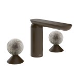 Gessi Perle Bateria umywalkowa 3-otworowa bez korka dark bronze/murano pulegoso 74665.845