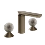 Gessi Perle Bateria umywalkowa 3-otworowa bez korka coffee bronze brushed pvd/murano pulegoso 74665.761