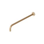 Zucchetti Medameda Ramię ścienne do deszczownicy 450 mm Brushed British Gold PVD Z93045.P31
