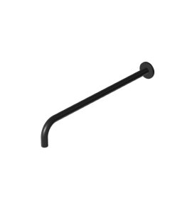 Zucchetti Medameda Ramię ścienne do deszczownicy 450 mm Brushed Total Black PVD Z93045.P81
