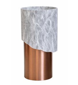 Galatea Design Lithos GDSS01RG – umywalka wolnostojąca 45 cm, Stone / Brushed Rose Gold
