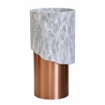 Galatea Design Lithos GDSS01RG – umywalka wolnostojąca 45 cm, Stone / Brushed Rose Gold