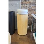 Galatea Design Riva – okrągła szafka łazienkowa ryflowana z blatem i umywalką, Oak Dąb Jasny  GDMYNWM1O W MAGAZYNIE