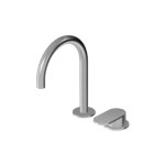 Zucchetti Octo X Bateria umywalkowa 2-otworowa bez korka Brushed stainless Steel ZOX576.X