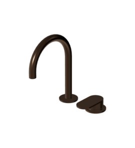 Zucchetti Octo X Bateria umywalkowa 2-otworowa bez korka Brushed Chocolate PVD ZOX576.XP21