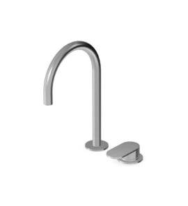 Zucchetti Octo X Bateria umywalkowa 2-otworowa bez korka Brushed stainless Steel ZOX575.X