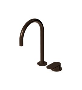 Zucchetti Octo X Bateria umywalkowa 2-otworowa bez korka Brushed Chocolate PVD ZOX575.XP21