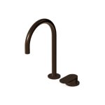 Zucchetti Octo X Bateria umywalkowa 2-otworowa bez korka Brushed Chocolate PVD ZOX575.XP21