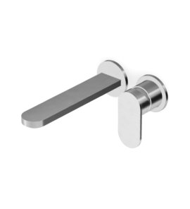 Zucchetti Octo X Bateria umywalkowa 2-otworowa podtynkowa 180 mm - element zewnętrzny Brushed stainless Steel ZOX744.X