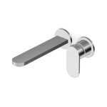 Zucchetti Octo X Bateria umywalkowa 2-otworowa podtynkowa 180 mm - element zewnętrzny Brushed stainless Steel ZOX744.X