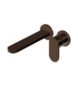 Zucchetti Octo X Bateria umywalkowa 2-otworowa podtynkowa 180 mm - element zewnętrzny Brushed Chocolate PVD ZOX744.XP21