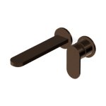 Zucchetti Octo X Bateria umywalkowa 2-otworowa podtynkowa 180 mm - element zewnętrzny Brushed Chocolate PVD ZOX744.XP21
