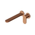 Zucchetti Octo X Bateria umywalkowa 2-otworowa podtynkowa 225 mm - element zewnętrzny Brushed Copper PVD ZOX745.XP91