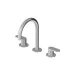 Zucchetti Octo X Bateria umywalkowa 3-otworowa bez korka Brushed stainless Steel ZOX5515.X