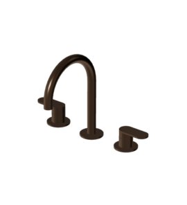 Zucchetti Octo X Bateria umywalkowa 3-otworowa bez korka Brushed Chocolate PVD ZOX5515.XP21