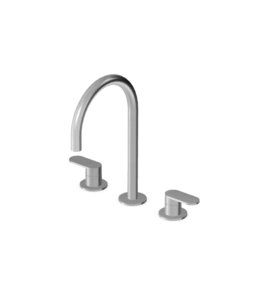 Zucchetti Octo X Bateria umywalkowa 3-otworowa wysoka bez korka Brushed stainless Steel ZOX5516.X