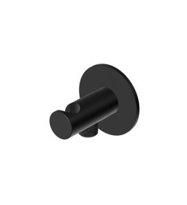 Zucchetti Uchwyt ścienny na słuchawkę z przyłączem Brushed Total Black PVD Z93916.P81