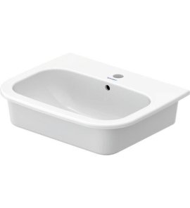   Duravit D-Code Umywalka wpuszczana w blat 54,5x43,5 biała 0337540000 W MAGAZYNIE!! NIEWIELKA WADA