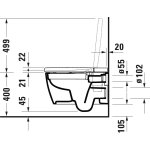   Duravit SensoWash Starck f Pro Miska myjąca bezrantowa wisząca 57,5x37,8 z deską wolnoopadającą biała 650002012004300 W MAGAZYNIE!!