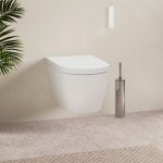   Duravit SensoWash Starck f Pro Miska myjąca bezrantowa wisząca 57,5x37,8 z deską wolnoopadającą biała 650002012004300 W MAGAZYNIE!!