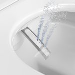   Duravit SensoWash Starck f Pro Miska myjąca bezrantowa wisząca 57,5x37,8 z deską wolnoopadającą biała 650002012004300 W MAGAZYNIE!!